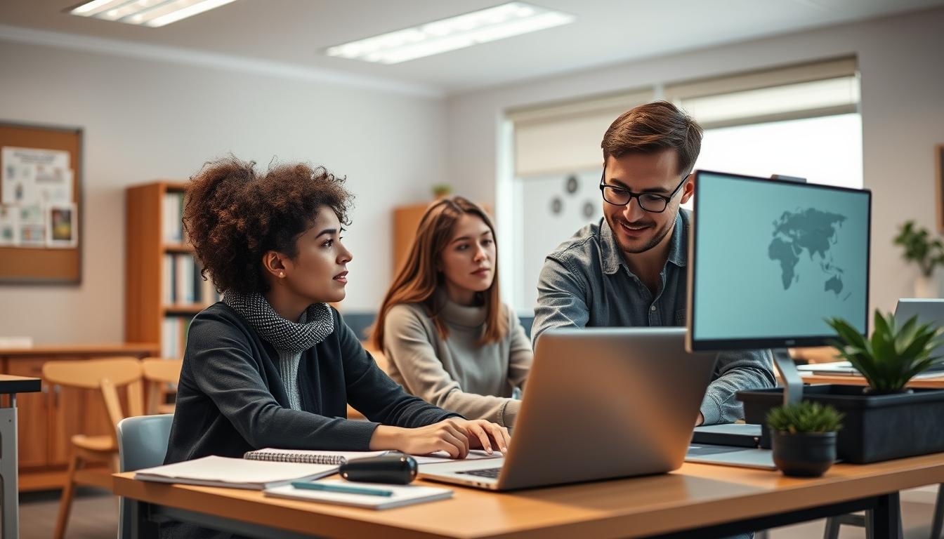 Digital learning platform with online study materials